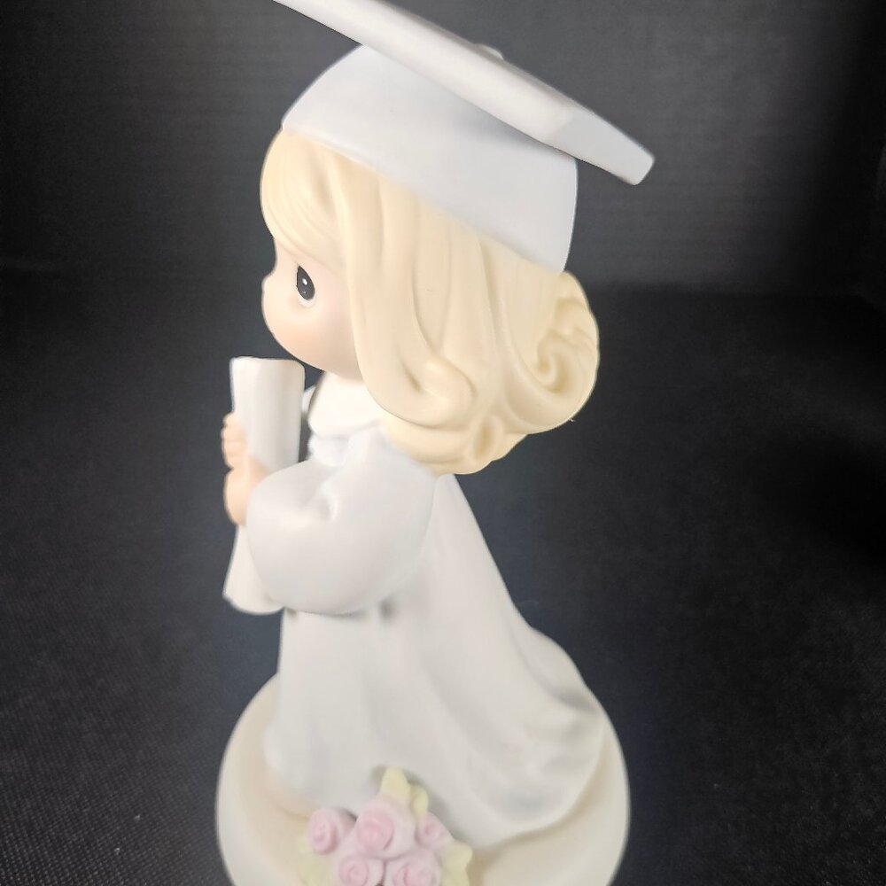 Precious Moments Graduation The Lord Is The Hope Of Our Future Blonde Haired - Picture 4 of 9